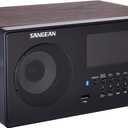 Sangean WR-22WL AM/FM-RDS/Bluetooth/USB Table-Top Digital Tuning Receiver (Walnut)