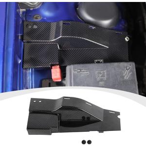 Engine Side Wire Dust Cover Compatible with 2015-2023 Dodge Challenger & 2011-2023 Charger, Carbon Fiber