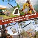 2 Pack Ultralight Rodent Proof Bear Bags, Wire Mesh Hanging Food Storage Bags for Camping and Backpacking, Critter Protection Kit with Nylon Rope and Carabiners