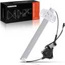 A-Premium Power Window Regulator with 2-pin Motor Compatible with Jeep Wrangler 2007-2017 Wrangler JK Rear Driver Side