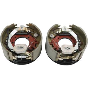 12-1/4" x 5" (12.25" X 5") Electric Trailer Brake Assembly Pair for 12,000 LBS (12K) Trailer Axles Left and Right Electric Trailer Brakes