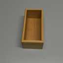 Bamboo Drawer Organizer Utensil Holder for Kitchen, Small Wood Silverware Storage Organizer, Stackable Box Tray for Cutlery, Flatware, Bathroom Caddy for Makeup, Perfume, Jewelry, 6x3x2.5 Inch