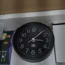 BBHORAIRE Black Time Zone Wall Clock, Silent Quartz Analog World Clock for Home or Office, Battery Operated, 32x12 Inch