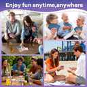 Playing Cards 6 Pack, Decks of Cards, Poker Size Standard Index Deck in 6 Unique Colors, Playing Cards Bulk for Family Game Night, Blackjack, Pinochle, Canasta, Party Supplies Travel Card Games