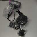 slopehill Professional Ionic Hair Dryer, Powerful 1800W Fast Drying Low Noise Blow Dryer with 2 Concentrator Nozzle 1 Diffuser Attachments for Home Salon Travel (Grey)