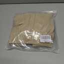 Men's Corduroy Shorts Casual Elastic Drawstring Lightweight Summer Beach Shorts with Pockets (M)