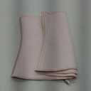 YIANNA Waist Trainer for Women Latex Underbust Tummy Control Waist Cincher Corset Hourglass Body Shaper Zipper and Hooks (Medium, Beige)