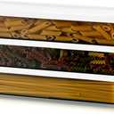 Hanobe Pasta Containers for Pantry Large Spaghetti & Noodle & Lasagna Canister 3 Pcs Clear Grey Rectangular Canister with Lock Lids Durable Plastic Food Keeper for Fridge Kitchen Cabinet