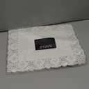 Juvale Rectangular Paper Placemats & Doilies for Dessert Trays - White 15.5 x 11.7 in 100 Pack - Disposable Placemats & Tea Party Decorations - Paper Doilies for Tables
