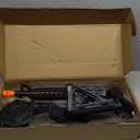 BIU BLASTER Gel Ball Blaster 280+ FPS,100+ Ft Range Full Size Splatter Ball Blaster7.4v 1200mAh Battery Electric Automatic Splat Blaster for Ages 14+ Years Outdoor Game (Black, mag+Drum)