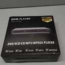 DVD Player for TV with HDMI, Region FreeCD Player for Home, Plays All Regions and Formats, Mini DVD Player with USB, Remote, HDMI and RCA Cables Included