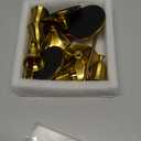 FSyueyun Brass Candlestick Holders Set of 6, Elegant Metal Candlestick Holders for Vintage Taper Candle Holders, Perfect for Table Centerpieces, Fireplace, Home Decor, Weddings and Party Decorations