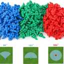 150pcs 90/180/360 Degree Polyethylene (PE) Micro Sprayer Refraction Automizing Sprinkler Nozzle Irrigation System Garden Lawn Plant Irrigation Water Sprinkler