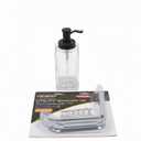 Casilla Foam Soap Pump Trad Clear-Brown, Cargoloc 2Pack Utility Brackets 20 Lbs/9Kg