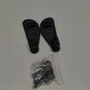 KeyUnity KM00 Titanium Belt Loop Keychain Clip Double Side Quick Release Key Holder with Detachable Key Ring (PVD Black)