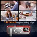 SPIDERCASE Magnetic for iPhone 16 Pro Case, with 2 Pcs [Tempered Glass Screen Protector] [ Military Grade Drop Protection] Invisible Kickstand Slim Case for iPhone 16 Pro 6.3", Red