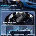 3 Channel 4K Dash Cam Front and Rear Inside, Built-in 5G WiFi,4K+1080P+1080P Dash Camera with 64GB Card,3.16” IPS Screen,Loop Recording, G-Sensor, 24H Parking Monitor, Night Vision(Rose Gold)