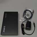 ORICO USB 3.0 External Hard Drive Enclosure for 3.5/2.5 Inch SATA Hard Drives/SSD Up to 20 TB, 3.5'' Tool-Free HDD Enclosure with 12V/2A Power Supply and UASP Acceleration (3588US3)