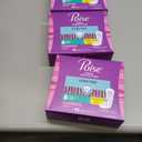Poise Ultra Thin Incontinence Pads & Postpartum Pads for Bladder Leaks, 3 Drop Light Absorbency, Regular Length, 144 Count