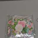 Faccito Floral Tea Party Decorations Double Sided Tea Party Hanging Garland Decor for Baby Shower Gender Reveal Bridal Wedding Favors Girls Women 32", 8 Pack