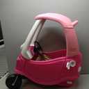 Little Tikes Princess Cozy Coupe Ride-On Toy - Toddler Car Push and Buggy Includes Working Doors, Steering Wheel, Horn, Gas Cap, Ignition Switch - For Boys and Girls Active Play , Magenta