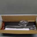 Blanket Ladder, 5-Tier Towel Holder with 4 Removable Hooks, Farmhouse Wall Leaning Decorative Rack Shelf, Wooden Towel Display Rack, Quilt Ladder for Living Room, Bedroom, Black (17.3"W x 63.0"L)