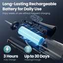 Onlyone Rechargeable Cordless Water Flosser with Adjustable Water Pressure for Daily Oral Care, Power Dental Flosser for Home and Travel Use, Portable Oral Irrigator for Sensitive Gums and Braces Care