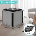 3Pro Air Purifier for Large Homes up to 3400ft - CADR 440cfm, Detachable & Portable - Fits in 20" Suitcase