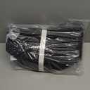 MiniArk Small Organizing Baskets for Cubes Shelf, 9.7x9.7x7.1 Inch Rope Woven Storage Bins for Nursery Shelves Storage, Cute Toy Basket, Square 3 Packs Black