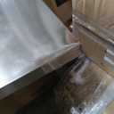 HOMCOM Kitchen Island with Stainless Steel Top, Traditional Kitchen Island with Storage, Butcher Block Cart 2-Tier Open Shelves, Drawers, White