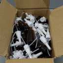 ZHWKMYP 60 Pcs Nasal Spray Bottle Empty, Brown Glass Refillable Fine Mist Nasal Spray Bottles with 12 Funnels and 12 Labels (30ML/ 1oz)