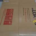 LOAAO 22X30 Inch Brushed Nickel Bathroom Mirror, Rounded Rectangle Silver Metal Frame Mirror, Brushed Nickel, Anti-Rust, Hangs Horizontally or Vertically