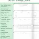 Clever Fox Planner PRO Schedule Dated (Jan 2026Jan 2027) Weekly & Monthly Life Planner with Time Slots, Appointment Book and Daily Organizer to Increase Productivity, A4 Hardcover Forest Green
