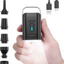 Mini Air Pump for Inflatables Portable, Electric Type-C Rechargeable Quickly Inflate Deflate for Pool Floats Air Mattress Swimming Ring Vacuum Storage Bags