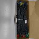 Neoclassy 120Led Christmas Net Lights Outdoor 5ft x 6ft Connectable, 8 Modes Waterproof Black Wire 29V Plug in Mesh Net Christmas Lights for Garden, Yard, Bushes, Trunk, Xmas Tree Decor (Multicolor)