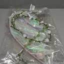 U-Goforst Fairy Wings Adult Women, Fairy Costume for Woman Butterfly Wings for Girls Adult Halloween Costume Cosplay Dress Up (White)