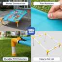 TOY Life Bean Bag Toss Game, Carnival Party Games, Cornhole Set for Kids Outdoor Games, Outside Toys for Kids Ages 4-8, Yard Outdoor Toys for Toddlers 3-5, Gifts for 3 4 5 6 7 Year Old Girls & Boys