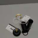 Pop up Sink Drain Stopper for Bathroom Vessel Vanity Sink Art Basin Matte Black, Small Cap Without Overflow, Metal Pop-up Drain Strainer with Detachable Basket Stopper