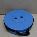 JAEMEYEM Upgraded Foldable Stool, Capacity Portable Retractable Small Folding Stool, Collapsible Telescoping Camping Stool for Adults Outdoor Fishing Hiking Gardening Travel BBQ (1 pack, Blue)