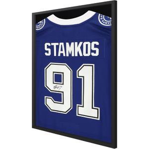 16x20 Small Shadow Box Frame, Jersey Frame Display Case with Grade A Natural Pine Wood Acrylic Front Jersey Frame for Soccer Basketball Baseball Shirts, Black