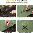 Grenebo Weed Barrier Fabric, 4FT x 50FT, Non-Woven Landscape Fabric, Easy to Cut & Fray-Resistant, Breathable & Permeable, Landscaping Fabric with 15 Stakes, for Gardens, Flower Beds, Vegetable Plots