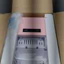 NEWBULIG Ice Makers Countertop with Handle, Portable Ice Machine, 9 Bullet Ice Cubes in 6 Mins, 26lbs in 24Hrs, Auto-Cleaning, with Basket and Scoop, for Home, Kitchen, RV, Camping,Light Pink (12.3"*11.5"*8.5")