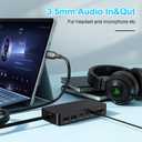 New Surface Thunderbolt 4 Dock Triple Displays 4K@60Hz HDMI+USB C+DP Compatible Surface Pro 12/11/10/9/8/X/7+/7, Surface Laptop 7/6/5/4/3, Surface Go 4/3/2/1, Surface Laptop Go 3/2/1, Surface Book 3/2