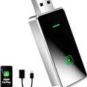 Wireless CarPlay Adapter for iPhone iOS 10+ & Cars from 2015+, Mini Edition, Converts Factory Wired to Wireless CarPlay Dongle Plug & Play, Stable Car Control & No Delay