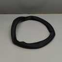 Valleycomfy Microfiber Leather Steering Wheel Cover Universal 15 inch (Black) (Medium(Standard) Size[14.5"-15"])