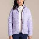 Eddie Bauer Girls' CirrusLite Lightweight Down Puffer Jacket, Lavender, Large