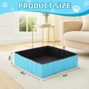 Whelping Box for Dogs 43x43x12 Inch Foldable Portable Large Dog Fence Multi-Functional Puppy Playpen Durable Whelping Supplies for Large Breed Dogs Enclosure for Birthing Activity