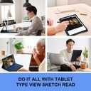 Galaxy Tab S7 FE Case 12.4" Tablets with Keyboard for Samsung Galaxy Tab S8 Plus/Tab S7 Plus S7+ S8 Case,7 Colors Backlit Trackpad Wireless Smart Touch Keyboard with S Pen Holder