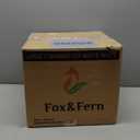 Fox & Fern Large 12 Inch Planter with Drainage Plug  Premium Polystone White Plant Pot; Modern Planter with 3D Texture and Ceramic Finish; 12 Inch Pots for Plants Indoor & Outdoor