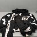 Spooktacular Creations Skeleton Adults Family Matching Pajama Jumpsuit for Women Halloween DressUp Party Themed Party Cosplay, XL